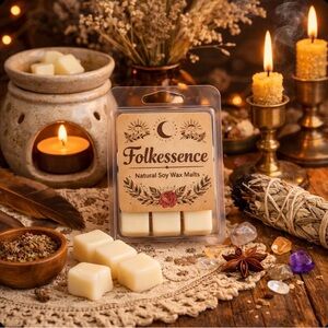 🥇 B53  Folkessence Scented Wax Melts, Wax Cubes Strong Scent